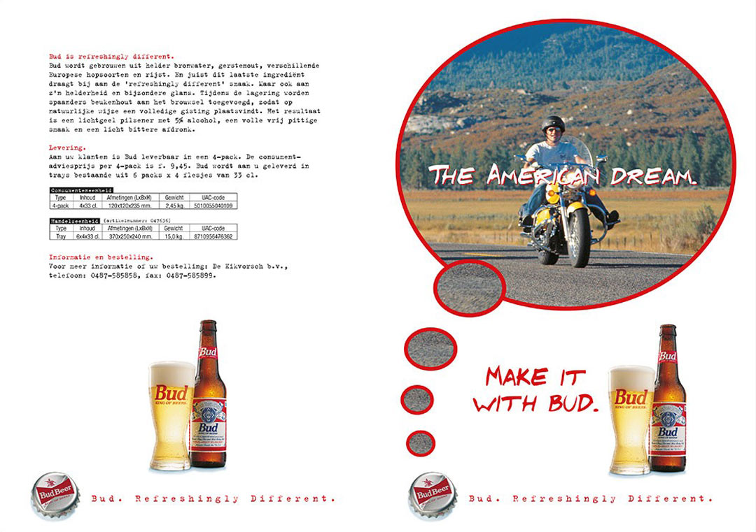 budweiser branding